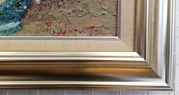 楽天市場】「薔薇」渡部ひでき（F6サイズ油彩画[油絵]（直筆油彩画