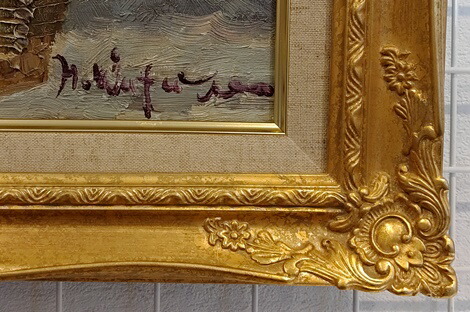 楽天市場】「薔薇」渡部ひでき（F6サイズ油彩画[油絵]（直筆油彩画