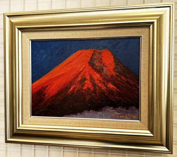 楽天市場】 赤富士・他（風水・縁起）油彩画 : 絵のある暮らし【絵画