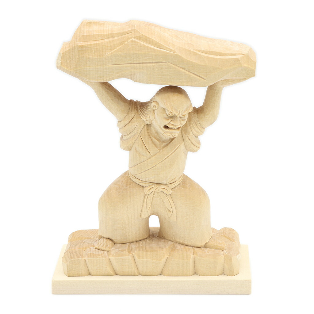 楽天市場】神像 天手力男神 総高17cm 桧木 アメノタヂカラオ 天手力雄