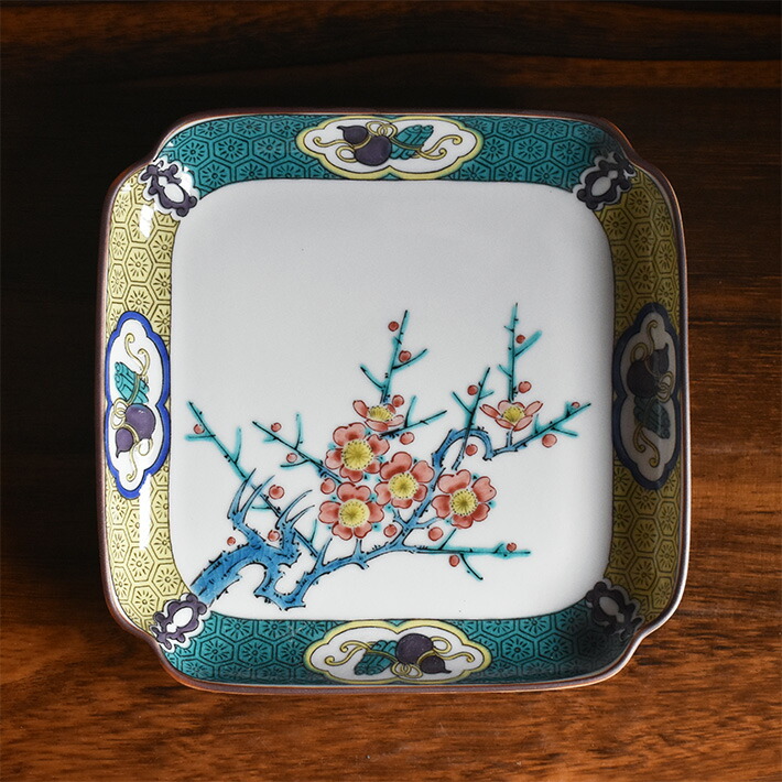 楽天市場】九谷焼 角皿 セット 古九谷絵変り（ 和食器 取り皿 おしゃれ