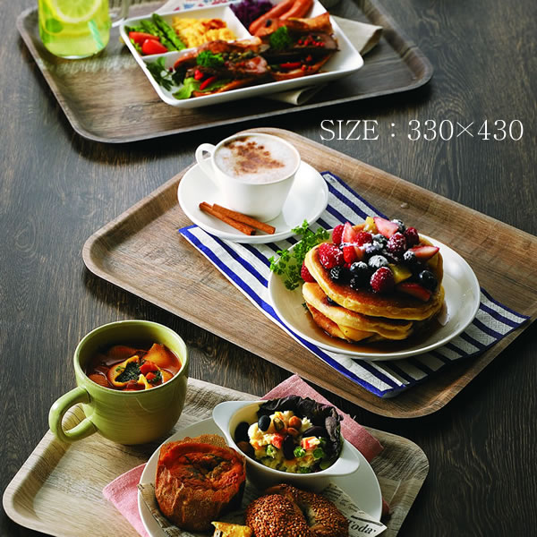 楽天市場】全5色 食洗機対応 カフェトレー 33×43cm・約488g[ユーロ