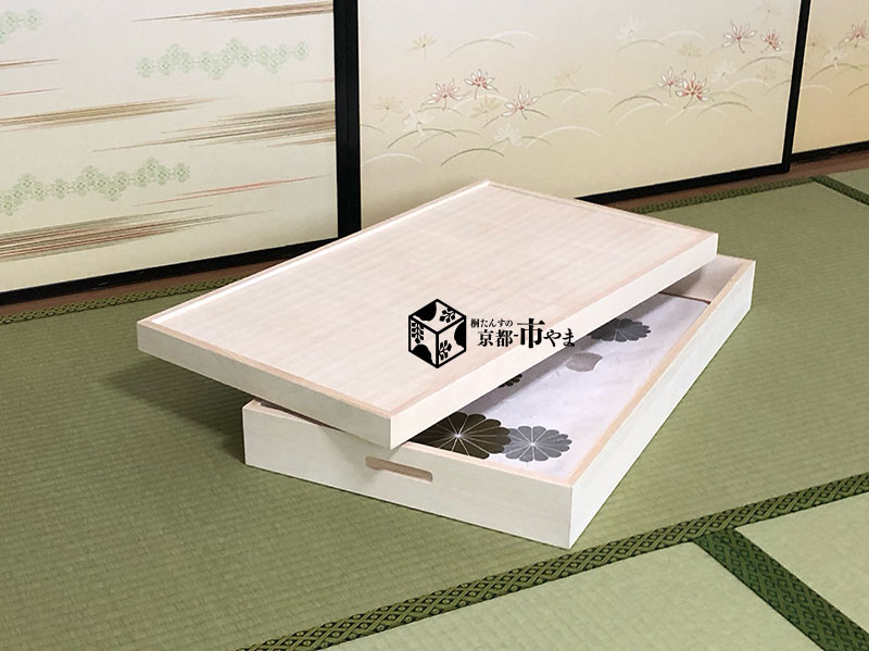 楽天市場】桐衣装ケース 三つ折着物 帯 小物用 桐収納ケース 収納