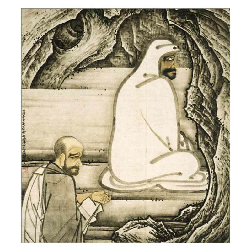 楽天市場】色紙 〈国宝 慧可断臂図〉 雪舟筆 : 京都便利堂 楽天市場店