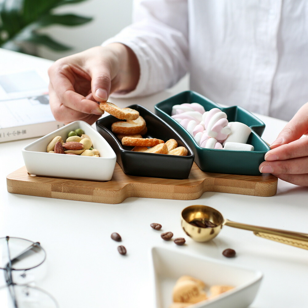 楽天市場】クリスマス ツリー 陶器 皿 クリスマス ツリー 型 大皿