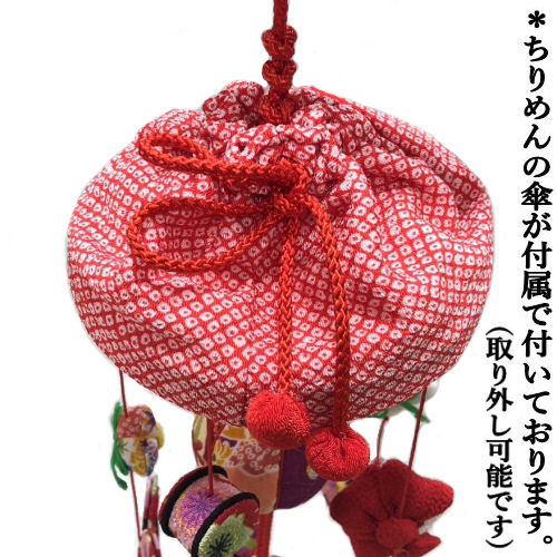 楽天市場】つるし飾り おひな飾り ちりめん細工 吊るし飾り ちりめん傘