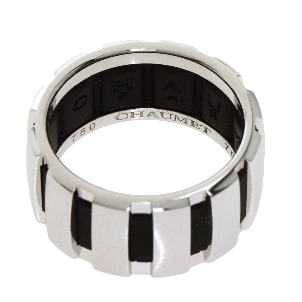 楽天市場】ショーメ クラスワン #54 ブラック ラバー リング・指輪 K18