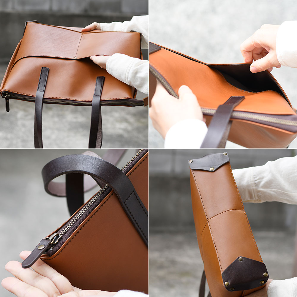 楽天市場】B4サイズ対応 ファスナートートバッグ 天ファスナー