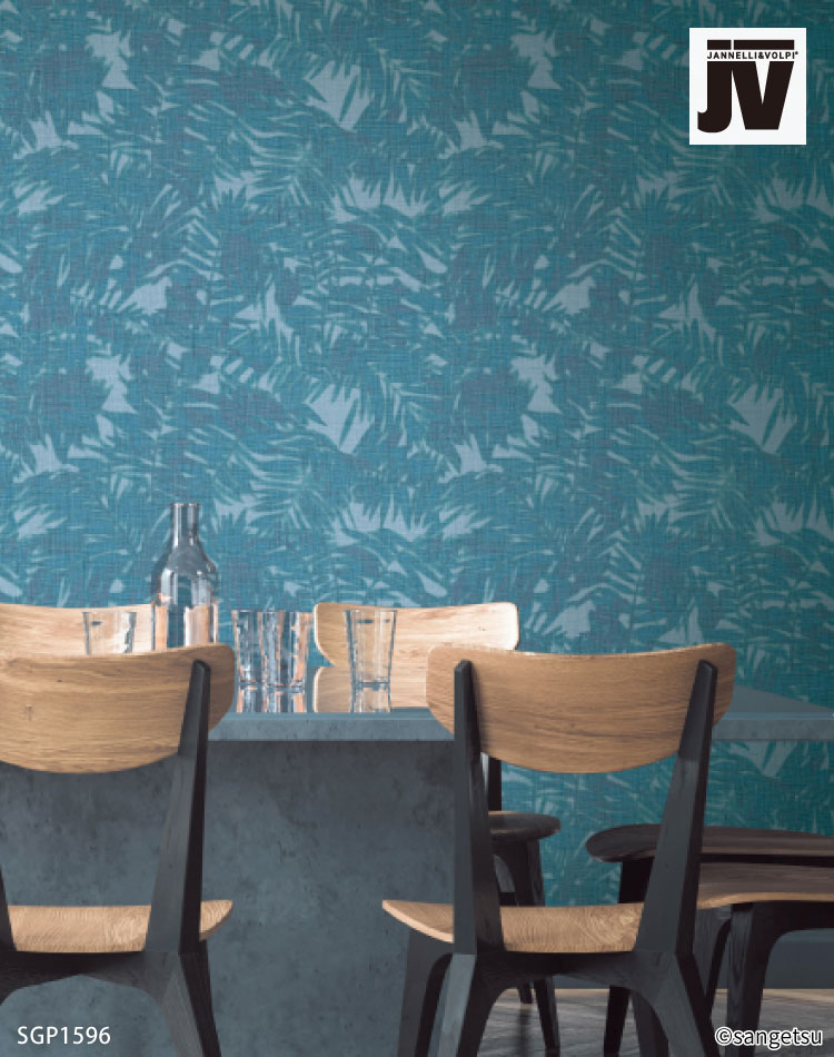 楽天市場】サンゲツ XSELECT 輸入壁紙 イタリア JV 植物柄 ヤシ (70cm