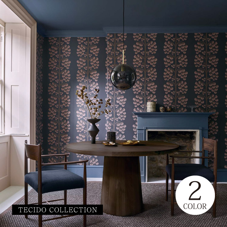 楽天市場】輸入壁紙 イギリス 海外 壁紙 草木 ボタニカル ベリー 植物