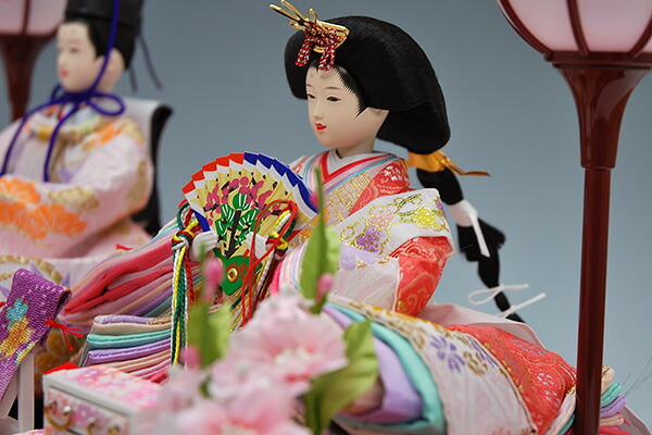 楽天市場】雛人形 ひな人形 K108 コンパクト オルゴール付き 佳月