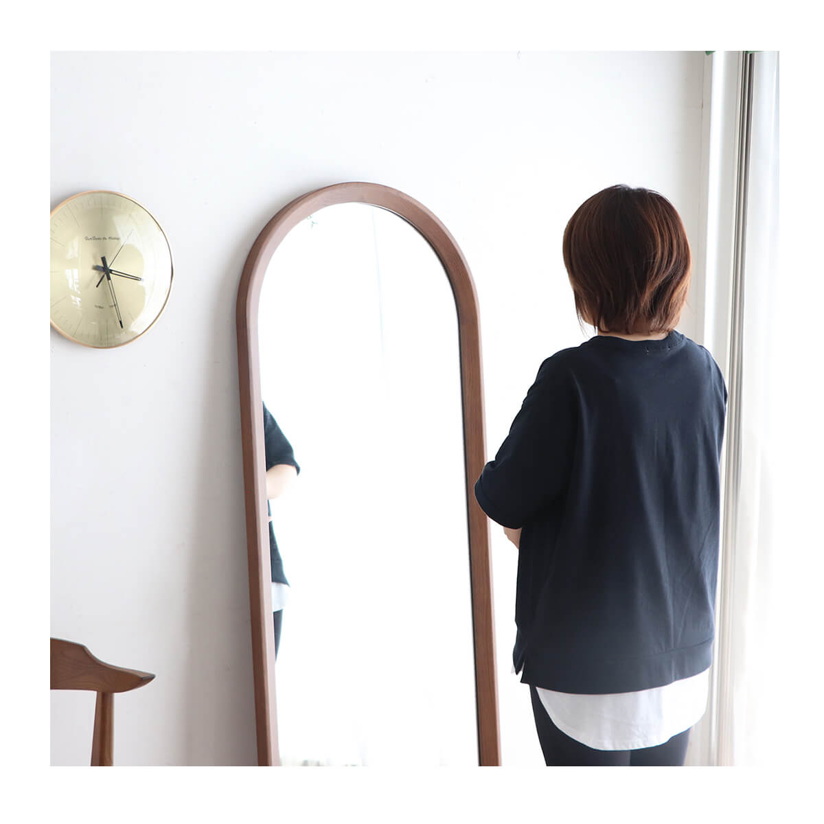 楽天市場】☆スタンドミラー 全身 幅60 高さ160 飛散防止 姿見