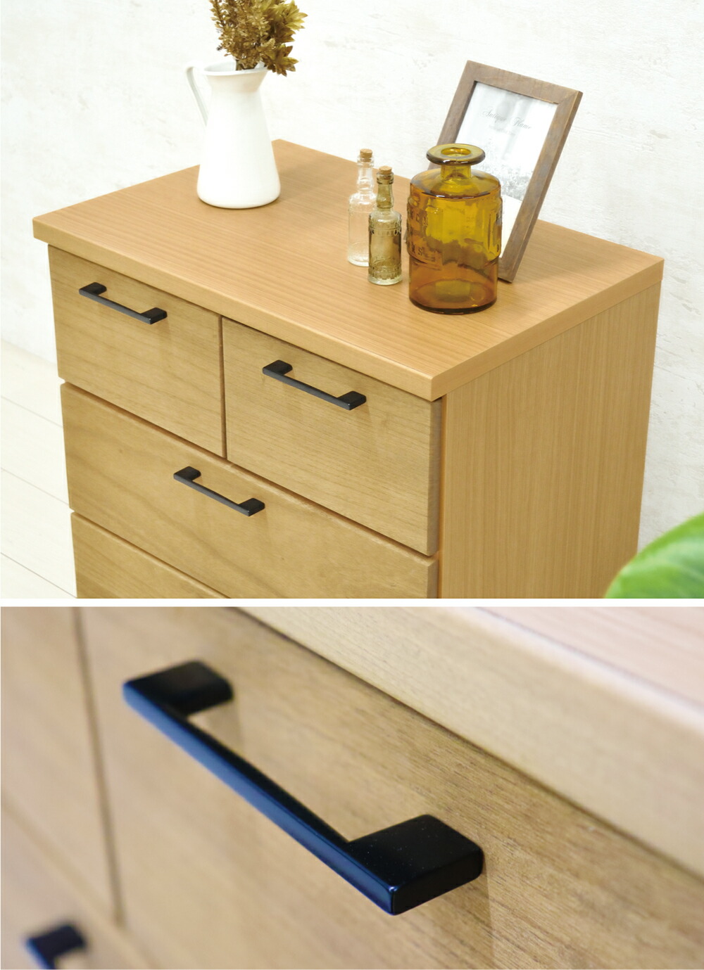 楽天市場】チェスト 3段 木製 完成品 おしゃれ 幅60cm チェスト 収納