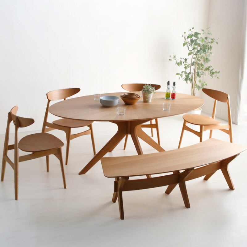 楽天市場】7%クーポン23日まで☆ ダイニングベンチ 単品 天然木 オーク