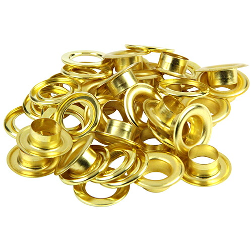 楽天市場】【6ヶ月保証付】真鍮製両面ハトメ 20組 SK11 NO.85 12MM