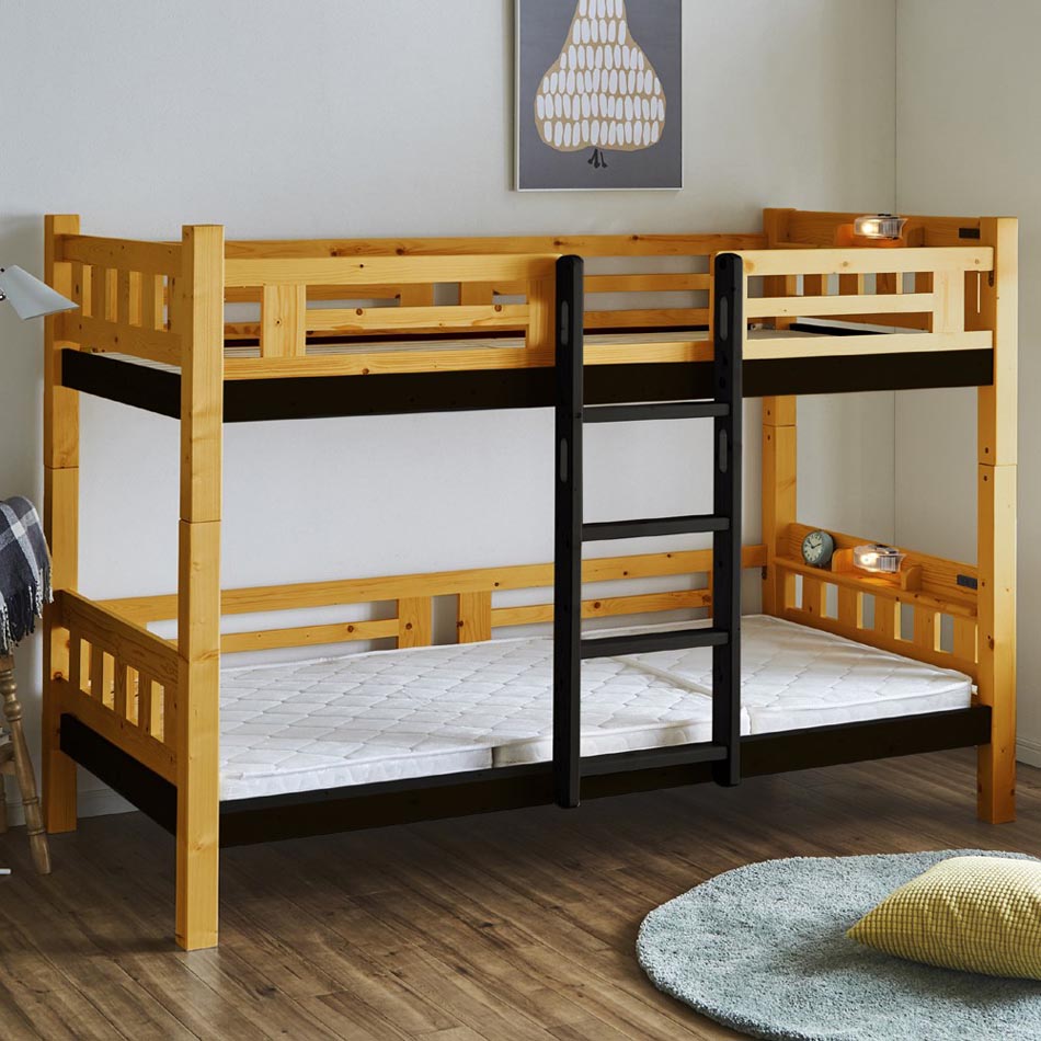 楽天市場】☆新生活応援クーポン配布中 【送料無料】 二段 ベッド 2段