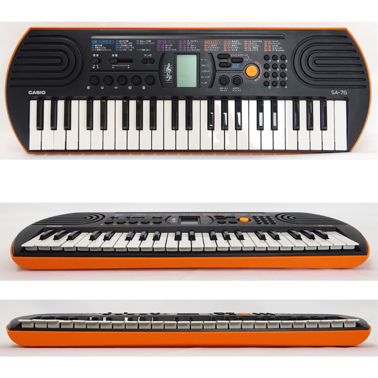 楽天市場】【中古】CASIO(カシオ)ミニキーボード 44鍵盤 SA-76