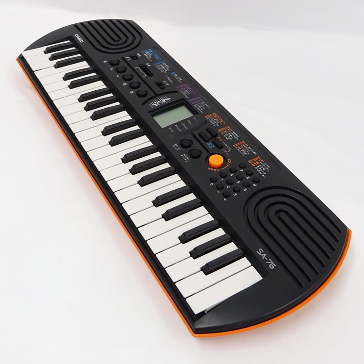 楽天市場】【中古】CASIO(カシオ)ミニキーボード 44鍵盤 SA-76
