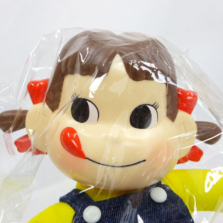 楽天市場】【中古】不二家(FUJIYA)おすわりペコちゃん デニム衣裳ペコ