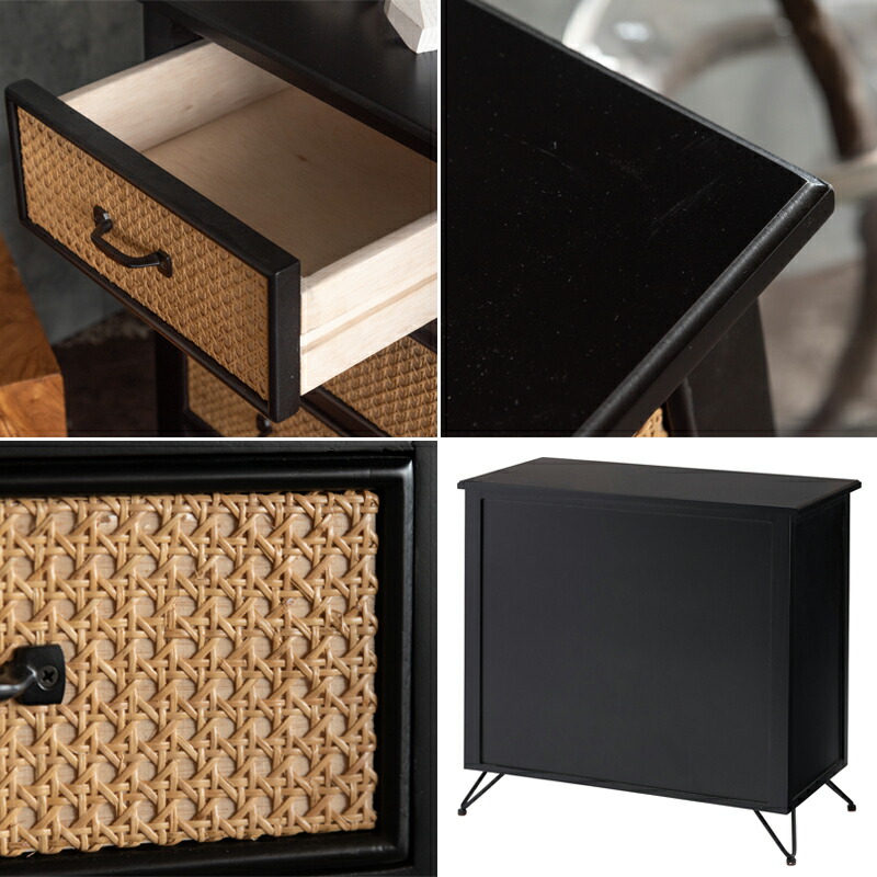 楽天市場】【送料無料】 チェスト 4段 引出 タンス リビングボード