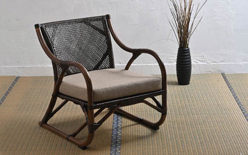 楽天市場】籐椅子 ラタンチェア 籐の家具 一人掛け椅子 籐 ウッド