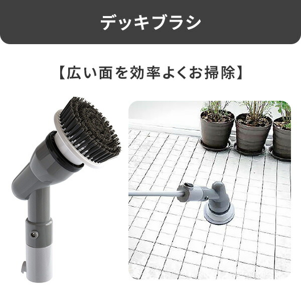 楽天市場】充電式 玄関ポリッシャー 生活防水IPX5 YGP-C01(GY) 掃除