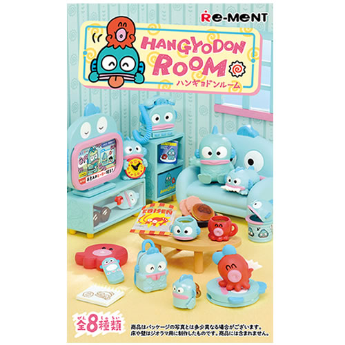 楽天市場】リーメント【サンリオキャラクターズ】HANGYODON ROOM 8個