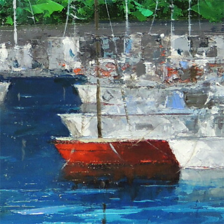 楽天市場】絵画 油絵 マルセイユ （酒井健吉） 送料無料 【肉筆