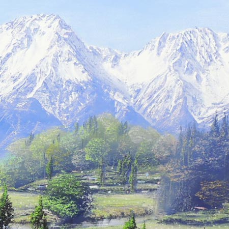 楽天市場】絵画 油絵 穂高 （佐田光） 送料無料 【海・山】【肉筆