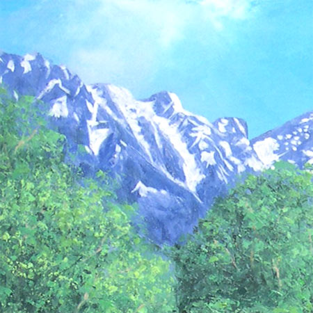 楽天市場】絵画 油絵 上高地 F50号 （大山功） 送料無料 【海・山