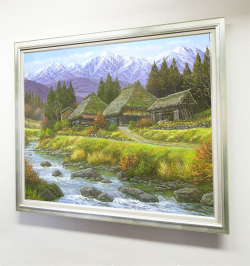 楽天市場】絵画 油絵 山村清流 F50号 （関健造） 送料無料 【海・山