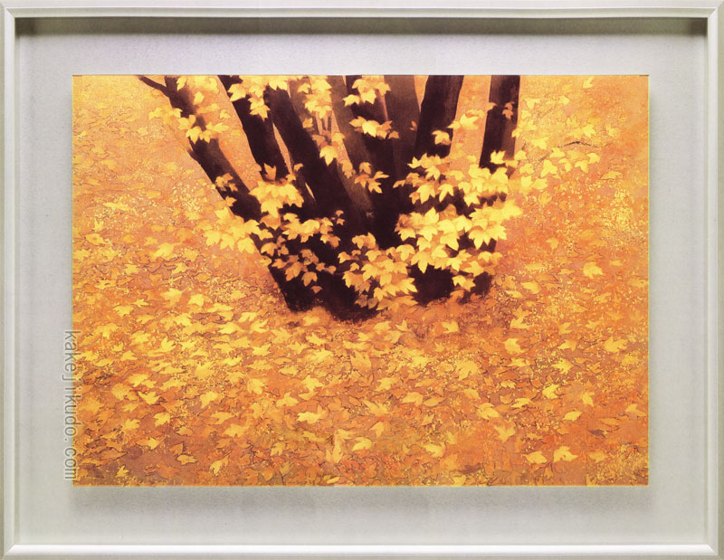 楽天市場】東山魁夷 絵画 行く秋 送料無料【複製】【美術印刷】【巨匠