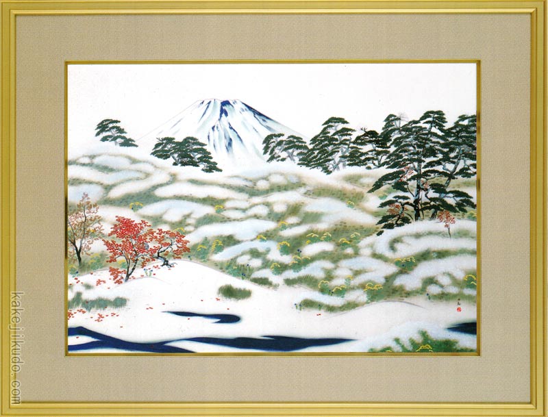 楽天市場】横山大観 絵画 霊峰四趣・秋 送料無料 【複製】【美術印刷