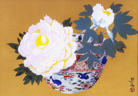 楽天市場】小倉遊亀 絵画 双麗 送料無料 【複製】【美術印刷】【巨匠