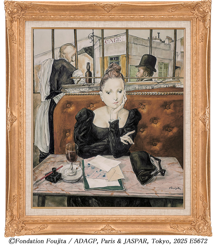 楽天市場】藤田嗣治 レオナール・フジタ 猫を抱いた頭巾の少女