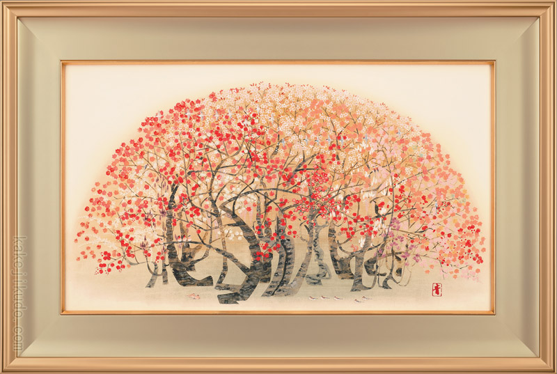 楽天市場】前田青邨 みやまの四季 -特別版- 送料無料 【複製】【美術