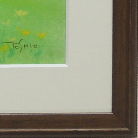 楽天市場】今成敏夫 パステル画 やさしい陽ざしの中 送料無料 【複製