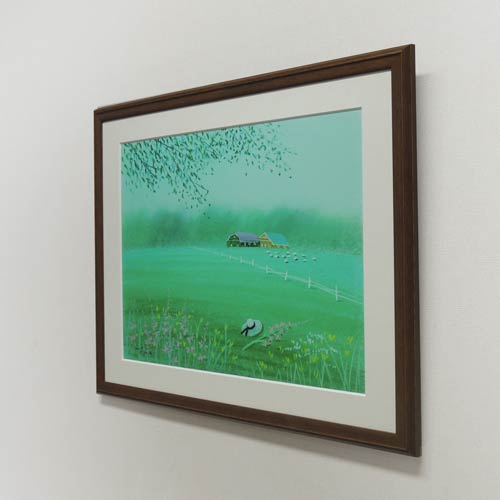 楽天市場】今成敏夫 パステル画 想い出のあの日 送料無料 【複製