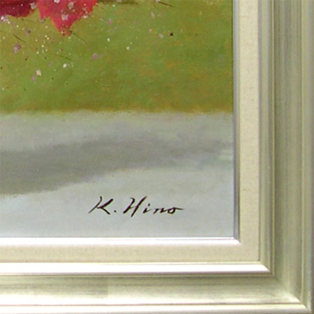 楽天市場】絵画 油絵 ばら F30号 （日野皖） 送料無料 【肉筆】【油絵