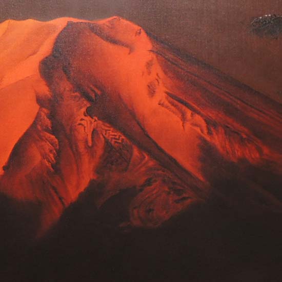 楽天市場】絵画 油絵 赤富士 F20号 （中尾靖） 送料無料 【肉筆