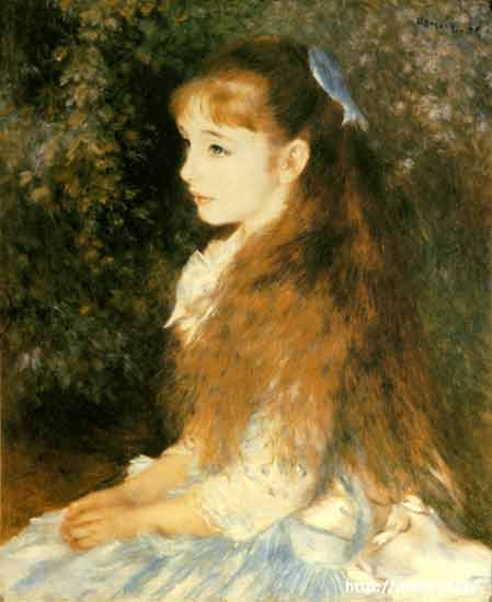 楽天市場】ルノワール 絵画 イレーヌ・カーン・ダンヴェルス嬢の肖像