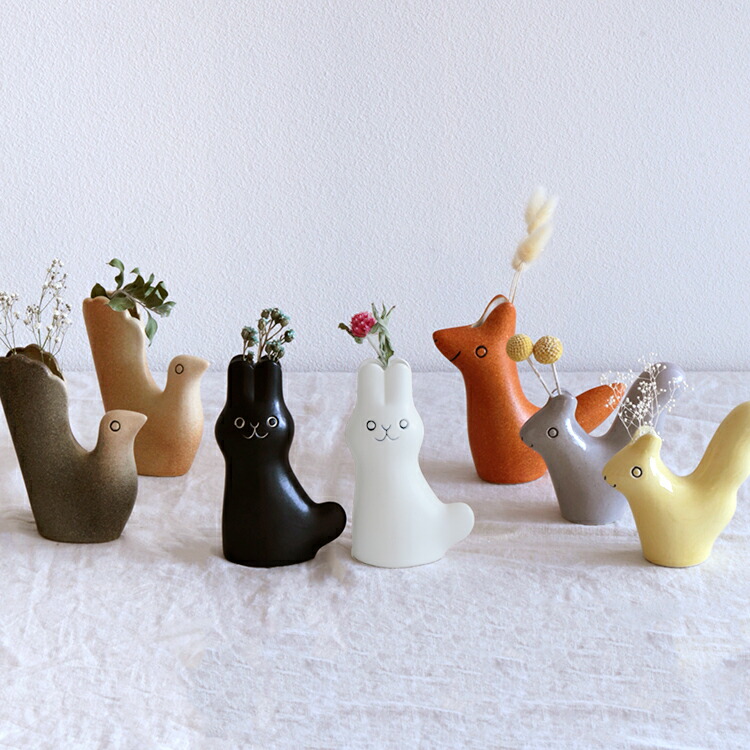 楽天市場】フラワーベースオブジェ 鹿児島睦×Keramikstudion【En Liten