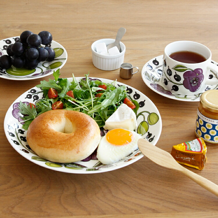 楽天市場】北欧 食器 ARABIA パラティッシ プレート パープル 26cm