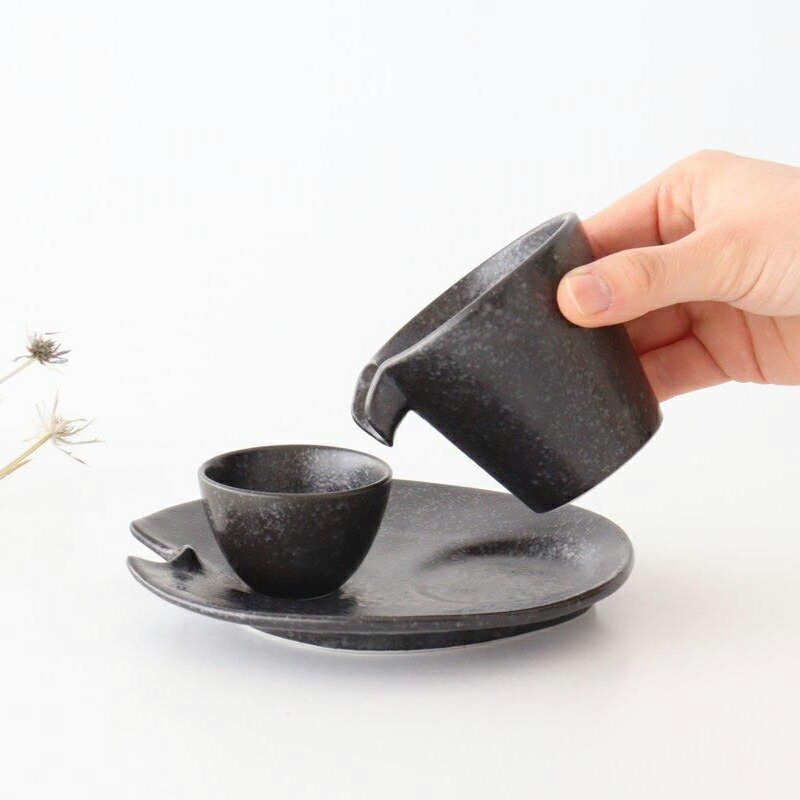 楽天市場】冷酒器 晩酌セット 陶器 美濃焼｜中皿 徳利 とっくり お猪口