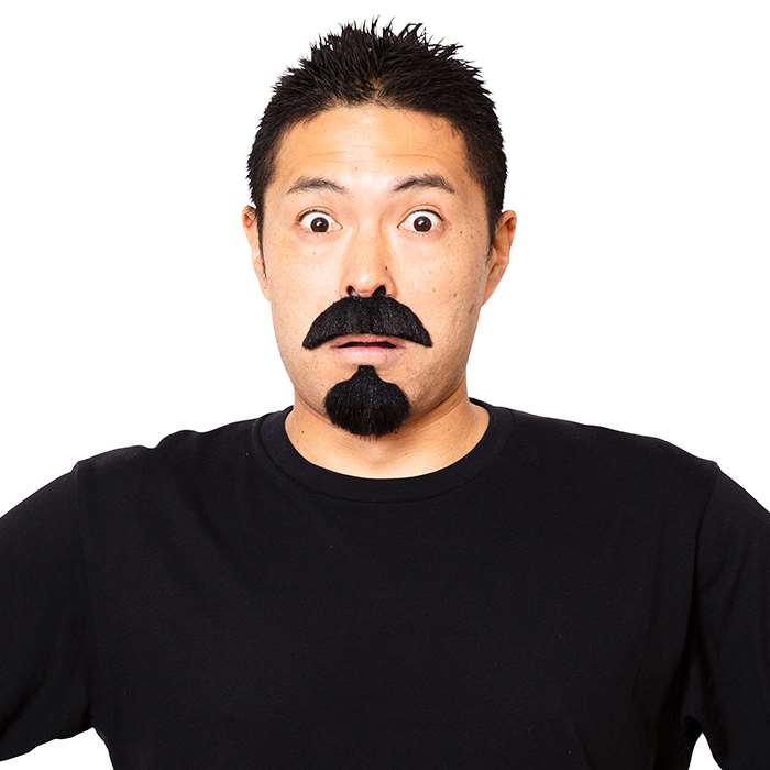 楽天市場】宴会の達人 皇帝のひげ 黒 付け髭 ひげ ヒゲ 髭 宴会
