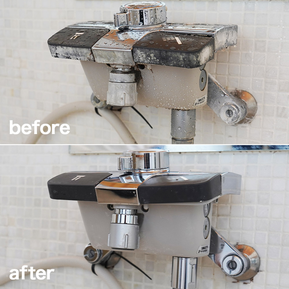 楽天市場】アズマ公式 アズマジック 水アカ 洗剤 専用ブラシ付 400ml