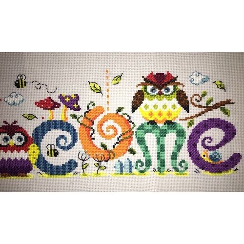 楽天市場】クロスステッチ キット 刺繍 キット 初心者 welcome