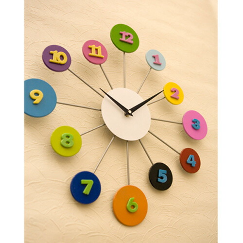 楽天市場】掛け時計 ウォールクロック ポップ Pop【壁掛け時計 掛時計