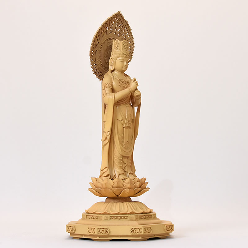 楽天市場】木彫 仏像 【大日如来立像】 柘植（つげ） 立5.0寸 : 海宇