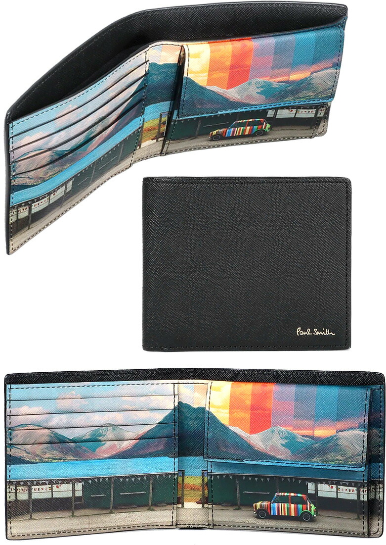 楽天市場】Paul Smith ポールスミスメンズ 小銭入れ付き二つ折り財布